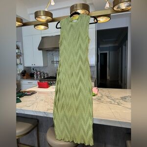 Astr the label mock neck midi dress